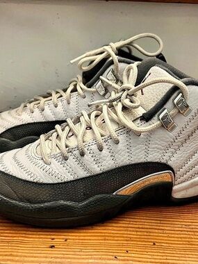 Jordan Air Jordan 12 Retro Sneakers White & Gray US 4.5Y